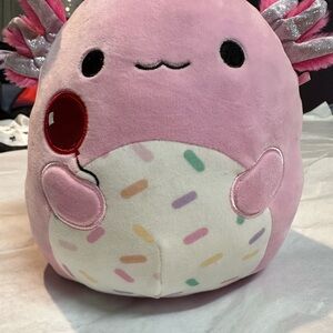 Pink Plush Axolotl Toy